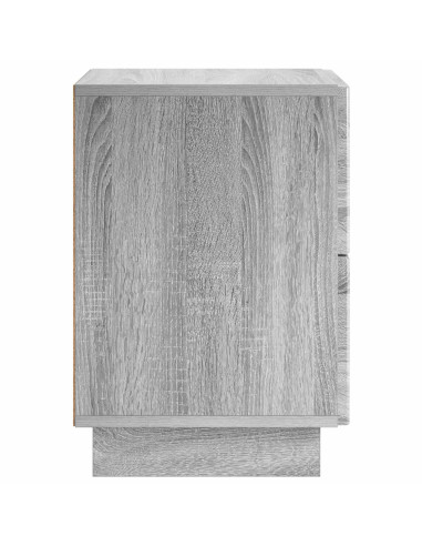 Armadio da Notte Sonoma grigio 33,5 x 34,5 x 50 cm