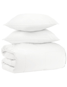 Set di Piumoni 3 pz Bianco Bambù