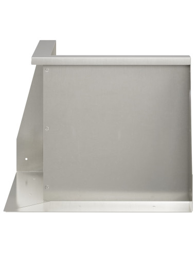 Muro di contenimento 50 x 50 x 40 cm Acciaio Inox Argento