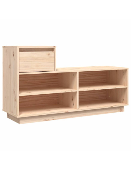 Scarpiera 110x34x61 cm in Legno Massello di Pino