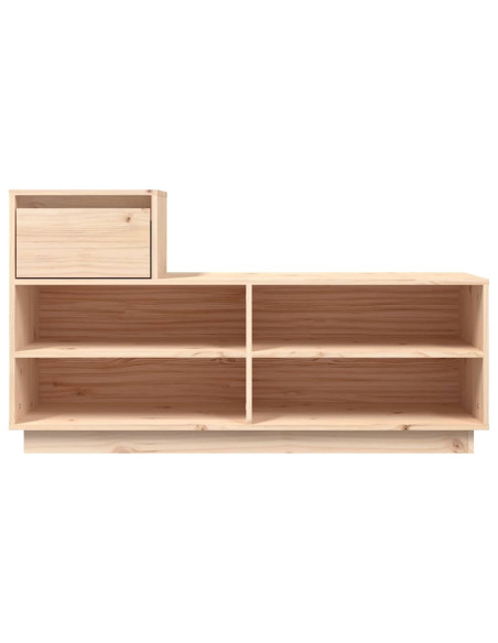 Scarpiera 110x34x61 cm in Legno Massello di Pino