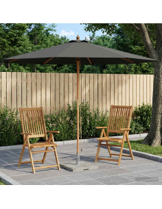 Ombrello da giardino Ø 300 x 248 cm Legno di Eucalipto Massello