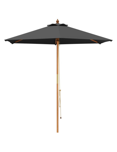 Ombrello da giardino Ø 270 x 248 cm Legno di Eucalipto Massello