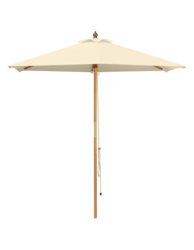 Ombrello da giardino Ø 210 x 237 cm Legno di Eucalipto Massello