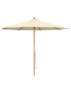 Ombrello da giardino Ø 300 x 248 cm Legno di Eucalipto Massello 2