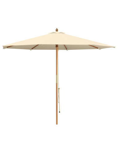 Ombrello da giardino Ø 300 x 248 cm Legno di Eucalipto Massello