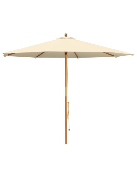 Ombrello da giardino Ø 300 x 248 cm Legno di Eucalipto Massello