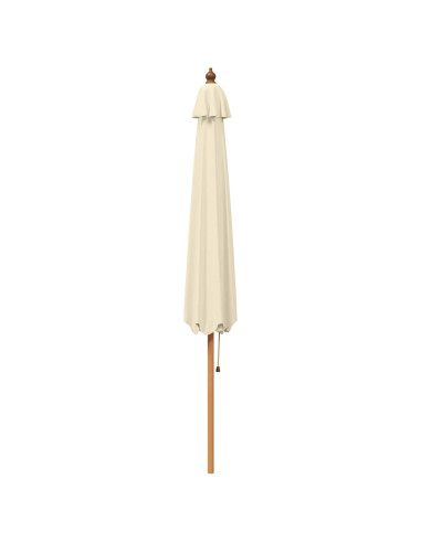 Ombrello da giardino Ø 300 x 248 cm Legno di Eucalipto Massello