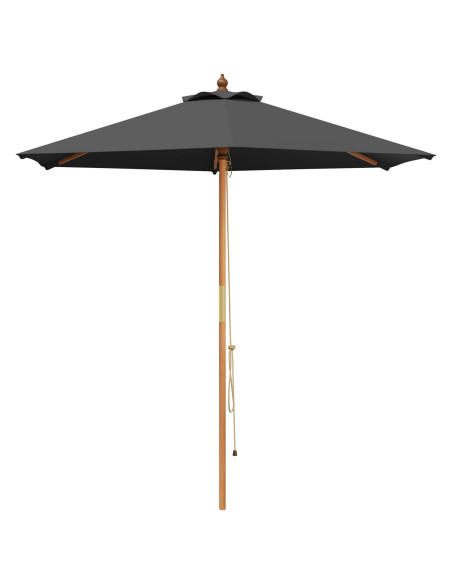 Ombrello da giardino Ø 210 x 237 cm Legno di Eucalipto Massello