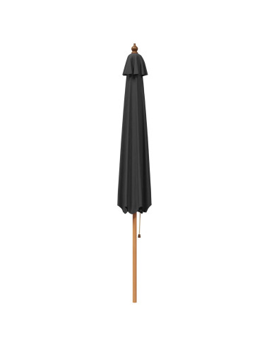 Ombrello da giardino Ø 300 x 248 cm Legno di Eucalipto Massello