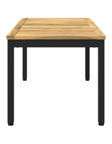 Tavolino da salotto Bianco e Nero 50 x 100,5 x 45 cm