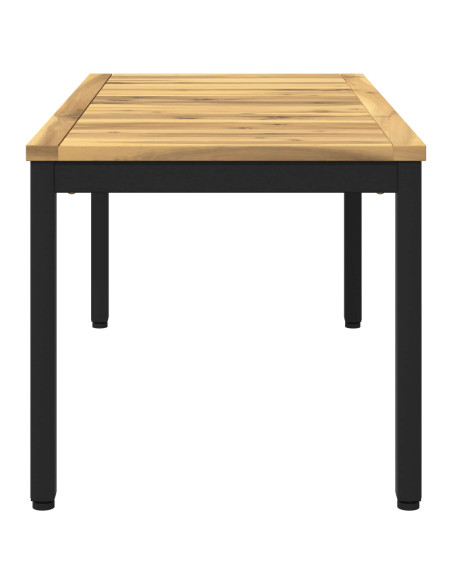 Tavolino da salotto Bianco e Nero 50 x 100,5 x 45 cm