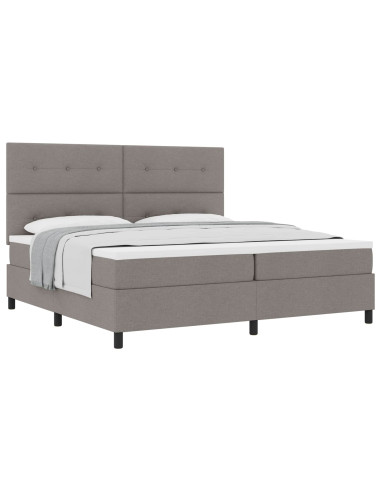 Letto a molle con testiera Talpa 200 x 200 cm Tessuto