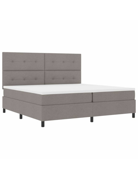 Letto a molle con testiera Talpa 200 x 200 cm Tessuto