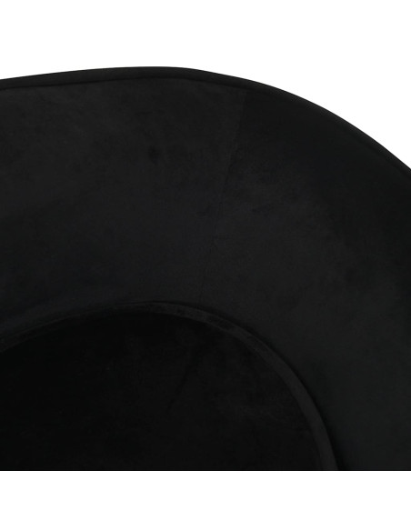Divano per Cani Nero 67x47x36 cm in Peluche