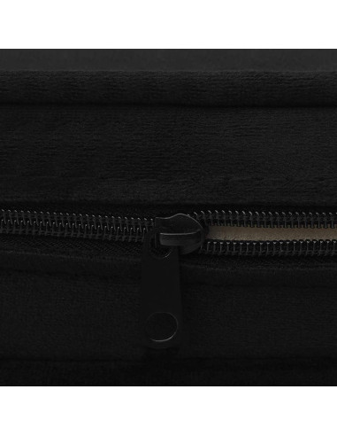 Divano per Cani Nero 67x47x36 cm in Peluche