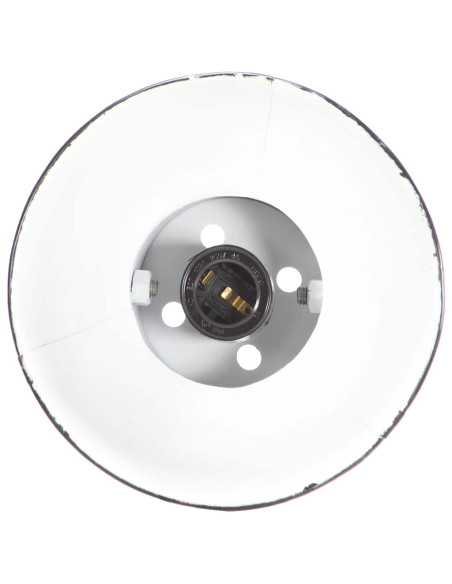 Lampada da Scrivania Industriale Nera Rotonda 58x18x90 cm E27