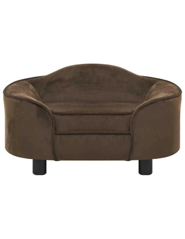 Divano per Cani Marrone 67x47x36 cm in Peluche