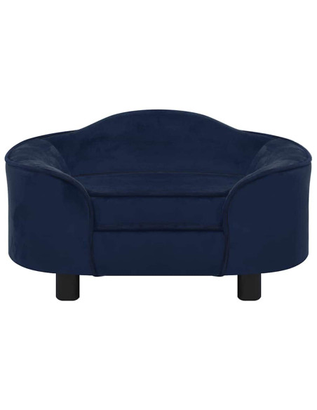 Divano per Cani Blu 67x47x36 cm in Peluche