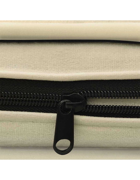 Divano per Cani Crema 67x47x36 cm in Peluche