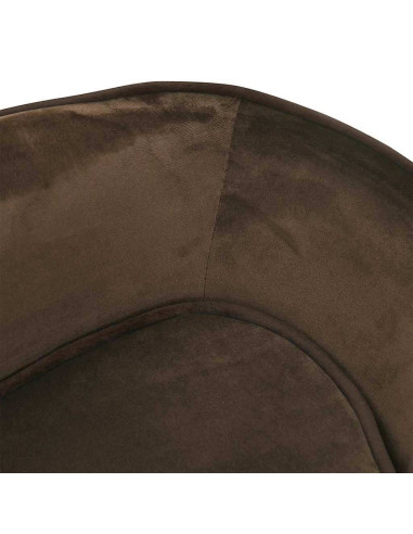 Divano per Cani Marrone 67x47x36 cm in Peluche