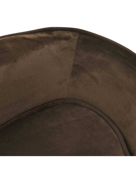 Divano per Cani Marrone 67x47x36 cm in Peluche
