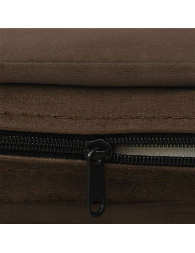 Divano per Cani Marrone 67x47x36 cm in Peluche