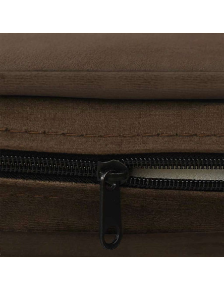 Divano per Cani Marrone 67x47x36 cm in Peluche