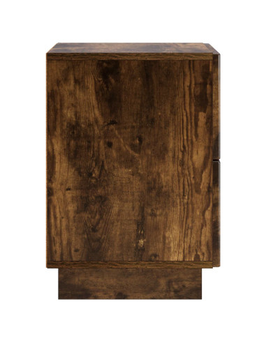 Armadio da Notte Rovere Fumo 33,5 x 34,5 x 50 cm