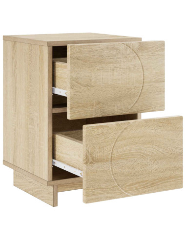 Armadio da Notte Rovere Sonoma 33,5 x 34,5 x 50 cm