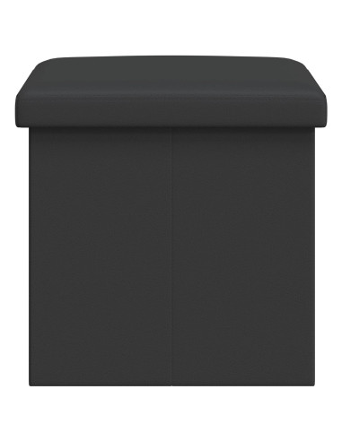 Panchina di stoccaggio pieghevole Grigio PVC