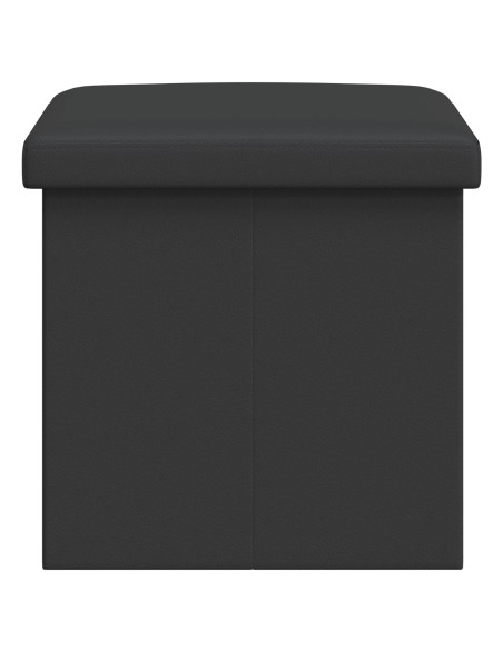Panchina di stoccaggio pieghevole Grigio PVC