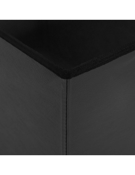 Panchina di stoccaggio pieghevole Grigio PVC