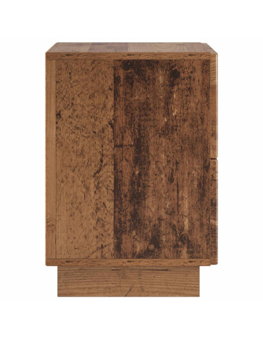 Armadio da Notte 2 pz Legno di quercia 33,5 x 34,5 x 50 cm