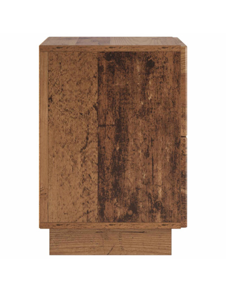 Armadio da Notte 2 pz Legno di quercia 33,5 x 34,5 x 50 cm