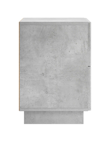 Armadio da Notte Grigio Cemento 33,5 x 34,5 x 50 cm