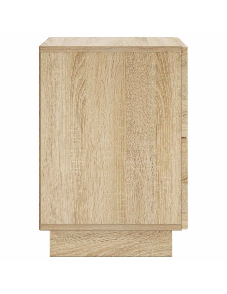 Armadio da Notte 2 pz Rovere Sonoma 33,5 x 34,5 x 50 cm