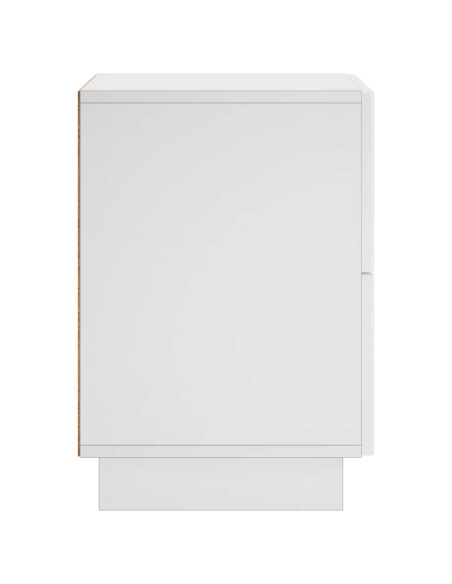 Armadio da Notte 2 pz Bianco 33,5 x 34,5 x 50 cm
