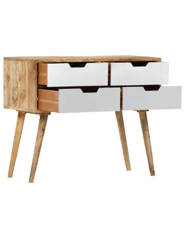 Credenza 85x40x71 cm in Legno Massello di Mango