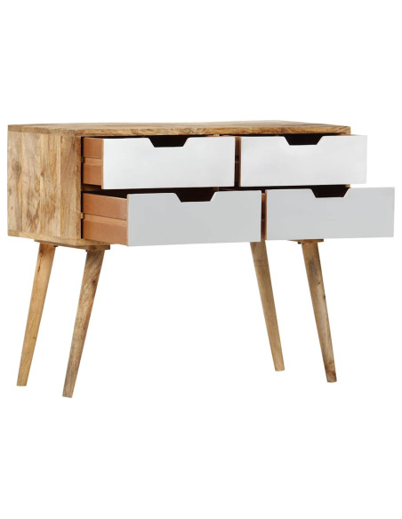 Credenza 85x40x71 cm in Legno Massello di Mango