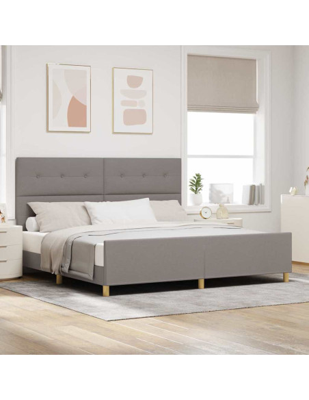 Struttura del letto con testiera Talpa 200 x 200 cm Tessuto