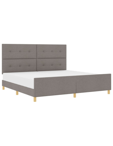 Struttura del letto con testiera Talpa 200 x 200 cm Tessuto