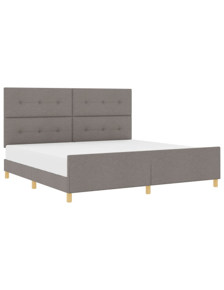 Struttura del letto con testiera Talpa 200 x 200 cm Tessuto
