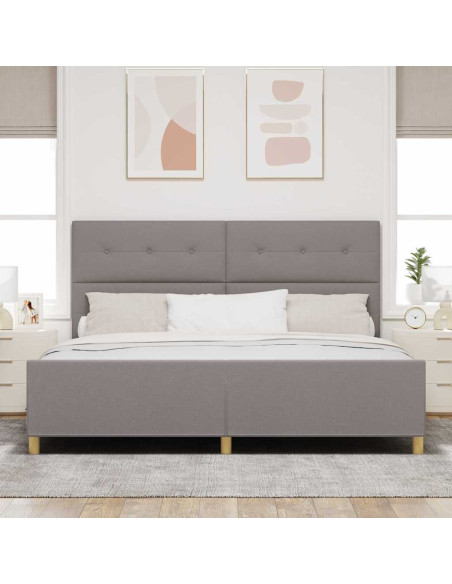 Struttura del letto con testiera Talpa 200 x 200 cm Tessuto