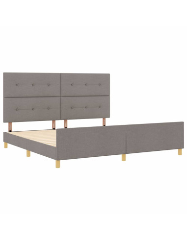 Struttura del letto con testiera Talpa 200 x 200 cm Tessuto
