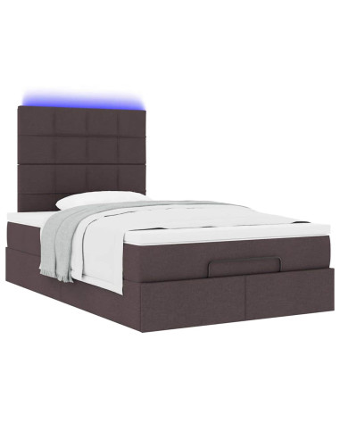 Struttura Letto Pouf con Materasso 120x200 cm in Tessuto