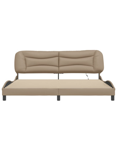 Giroletto con LED senza Materasso Hvar Cappuccino 200x200 cm