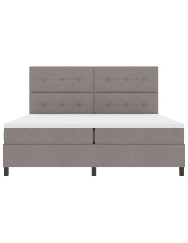 Letto a molle con strisce LED Talpa 200 x 200 cm Tessuto