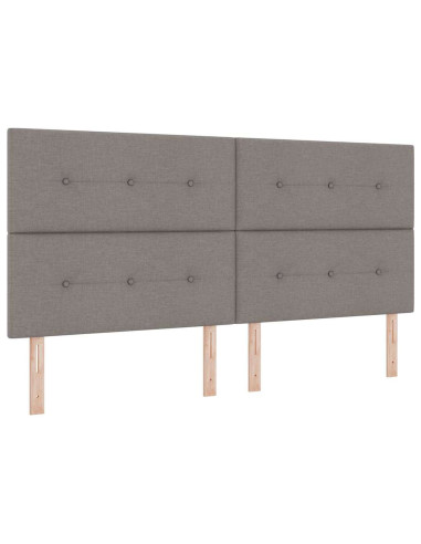 Letto a molle con testiera Talpa 200 x 200 cm Tessuto