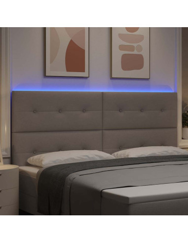 Testiera LED con strisce LED con testiera Talpa 200 cm Tessuto